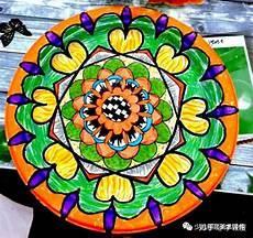 简单好看的纸盘画