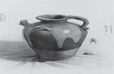 素描罐子的画法